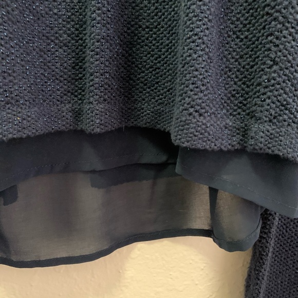 Sweater with sheer layer - Picture 4 of 5